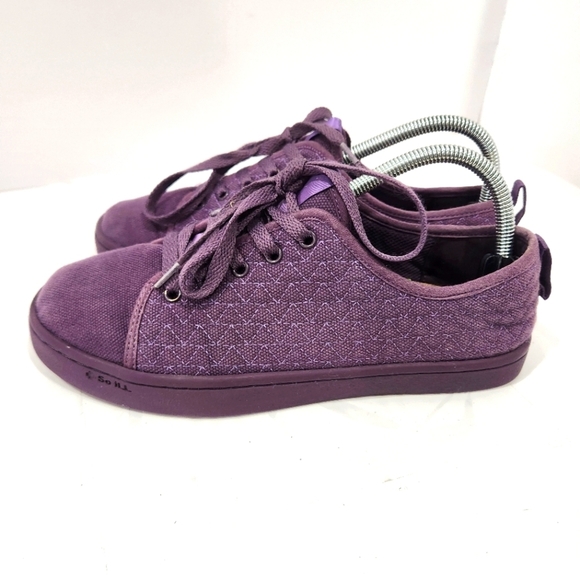 So iLL Casual Shoes Lace Up Sneakers Women 8.5/ Men 7 Purple Monochromatic‎ - Picture 3 of 12